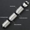Portable Waterproof Medicine Box Case Holder Travel Pills Box Case Metal Alloy Pills Container Bottle Enduring