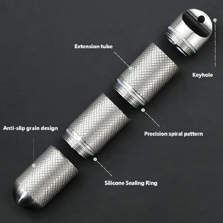 Portable Waterproof Medicine Box Case Holder Travel Pills Box Case Metal Alloy Pills Container Bottle Enduring