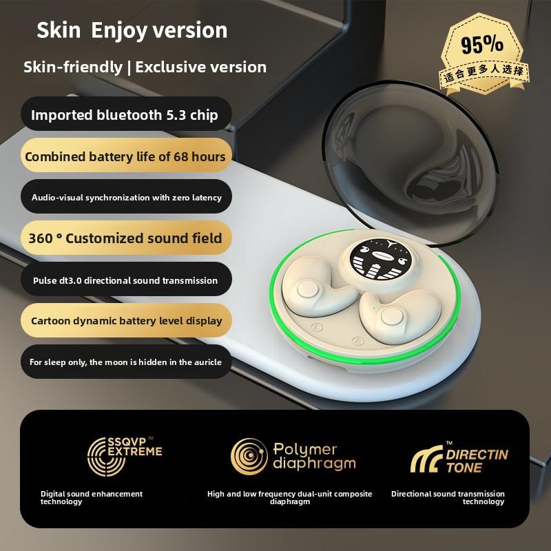 Admisitr MD558-A Bluetooth Headphones with Ultra-long Battery Life and Wireless Sleep TWS for Both Ears