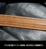 (Tochigi Leather) Tochigi Leather Belt for Men, Genuine Leather, Cowhide, Vegetable-Tanned Leather, Floral Pattern, Made with Tochigi Leather Co.,