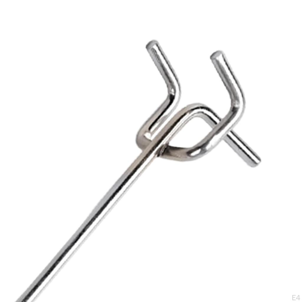 10er-Pack Stecktafelhaken für Lamellenwand-Display, Schlüsselhut-Organizer