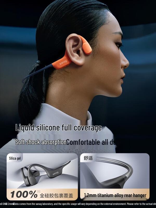 SANAG B77S Bone Conduction Swimming Headphones