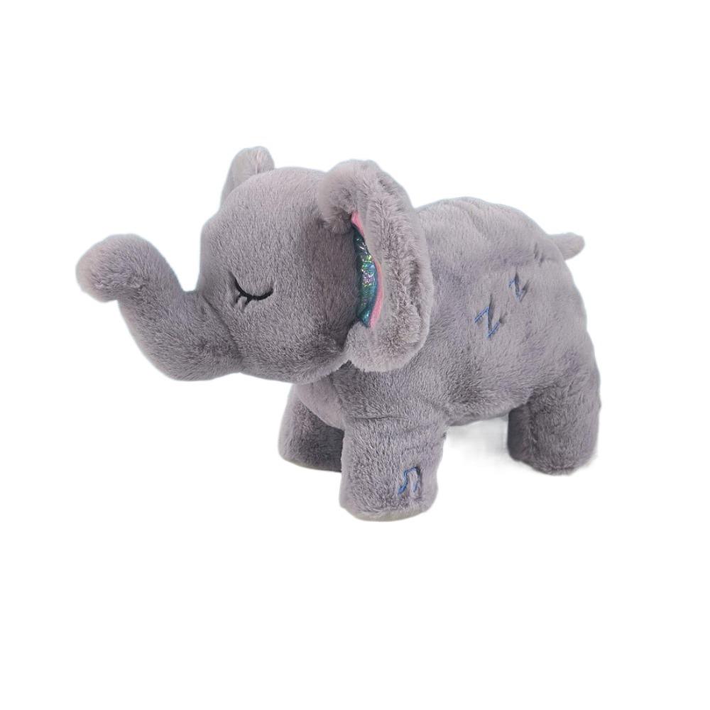 Baby Breathing Elephant Plush Doll Playmate Sleep Companion Soothing Otter Toy  for Newborn Toddler
