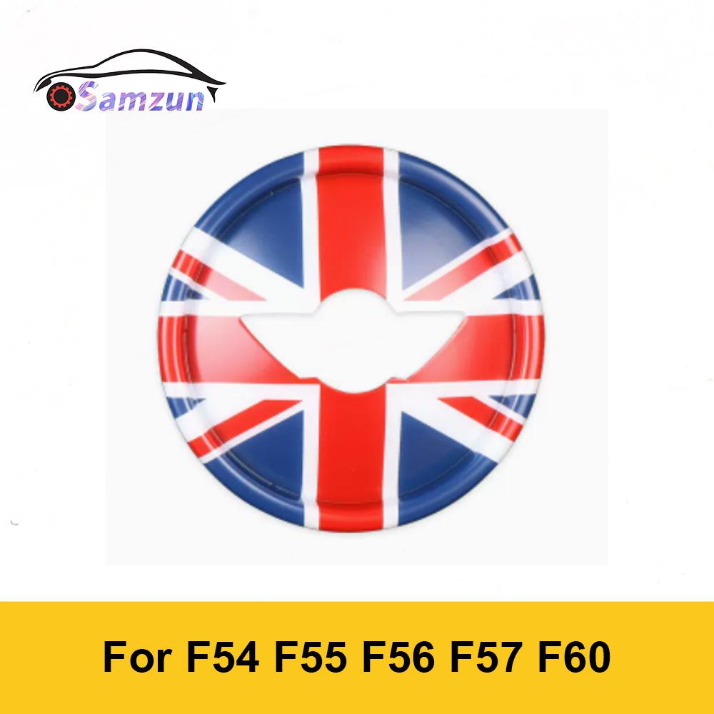For MINI Cooper F55 F56 F57 Countryman F60 F54 Car Steering Wheel Center Cover Panel Styling Sticker Car Interior Accessories