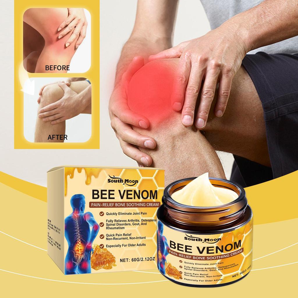 Bee Venom Pain Cream Bone Ache Relief Plaster Therapy Arthritis Inflammation Repair Synovitis Shoulder Muscle Soreness Ointment