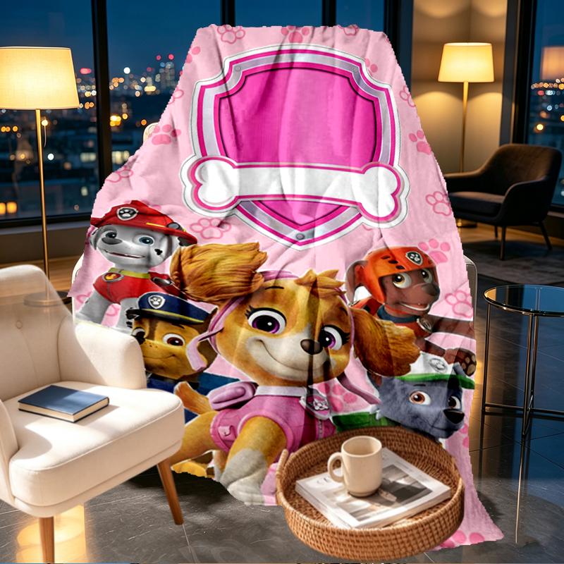 PAW Patrol Print Blanket - Soft & Comfortable, for Bedroom, Travel, Sofa, Home Decoration - Birthday Christmas Gift for Friend