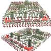 Soldaten Set Bausteine Actionfiguren Sandtisch Modellspielzeug Plastik Kollektivmodell Spielzeug Für Kinder Militärisches Geschenk