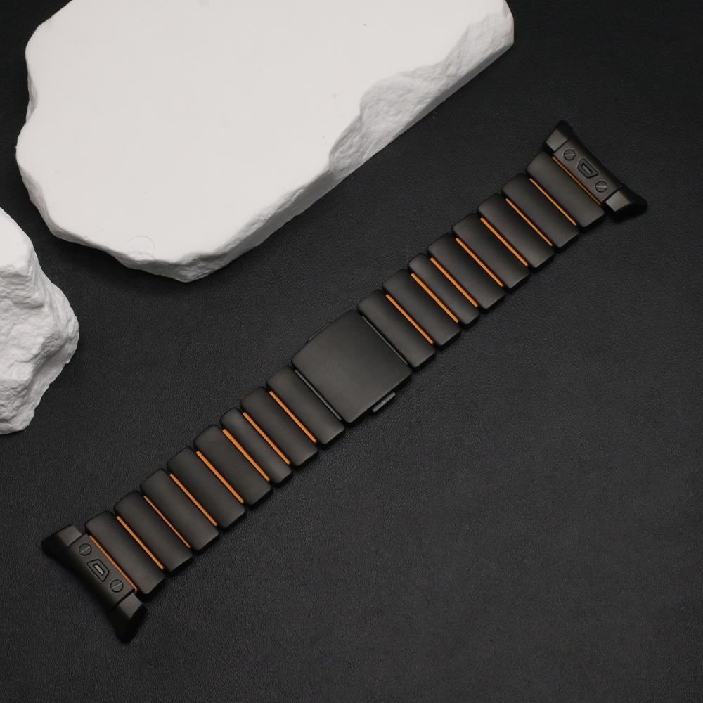 Titanium Band for Samsung Galaxy Watch Ultra2 2025 Luxury Metal Strap for Samsung Galaxy Watch Ultra 47mm 2024 Rubber Bracelet