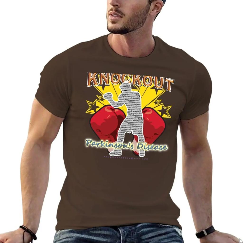 Parkinsons KO PD Boxer T-Shirt anime clothes Tee shirt cute clothes tees clothing