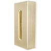 Tissue Box Innovativer rechteckiger Serviettenpapierhalter aus 304 Edelstahl, Gold