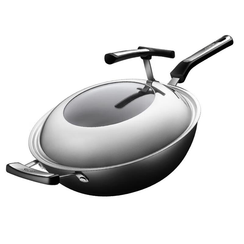 ASD Non-Rusting Thickened Cast Iron Wok