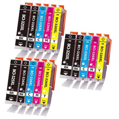 Canon Ink Cartridges 3 Compatible Ink Cartridges Cartridges Independently with Level PIXUS PIXUS PIXUS PIXUS PIXUS PIXUS PIXUS 325/326 BCI-326XL