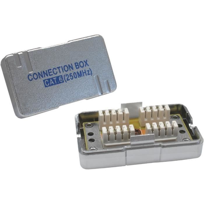 Module De Raccordement - InLine® - Cat.6 - Blindé - Étanchéité - Connecte 2 Câbles