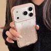 Solid Color Polka Dot IPhone17 Apple 16promax Mobile Phone Case Suitable for 14 Simple Japanese and Korean Style 13 Transparent 15 Soft Ke