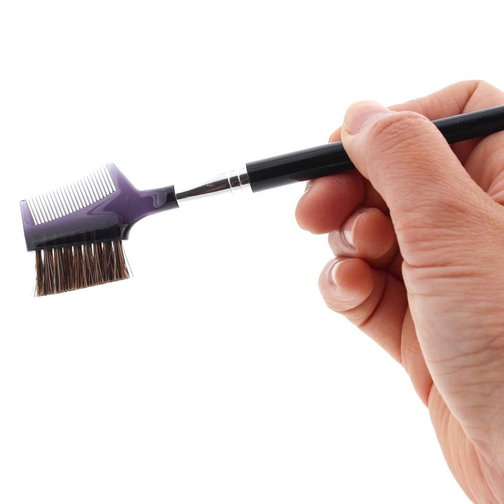 Makeup Brush In Brush Comb 1 Piece [Made Japan] & (MK-574) (x 1)