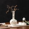 Ceramic Vase Vintage Porcelain Bottle Handmade Ceramic Jar Flower Vase Flower Arrangement Accessories Home Decoration