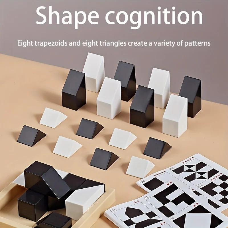 Children Hidden Block Puzzle 6 Years Abs Material Interesting Enhances Logic And Spatial Reasoning Suitable For Kids Toy Gift