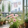 1PC/2PC Decorative Grasses Balcony Plastic Realistic Faux Floral for Home Indoor Multiple Options Available