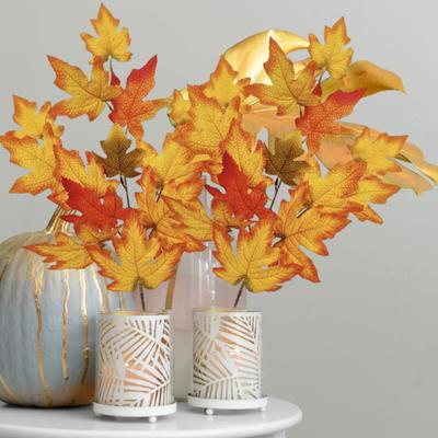Realistische Künstliche Ahorn Blatt Ornamental Langlebig Gefälschte Herbst