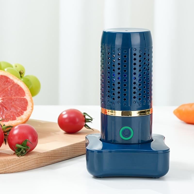 1pc Wireless Rechargeable Fruit Vegetable Washer Titanium Electrode Technology, USB Powered Residue Remover with 3 Cleaning Modes,
