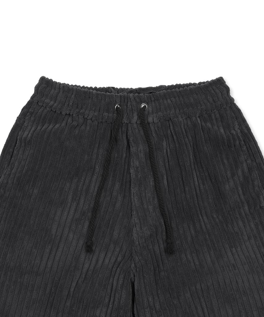 GLACK Gp152 Big Corduroy Easy Pants (Black)