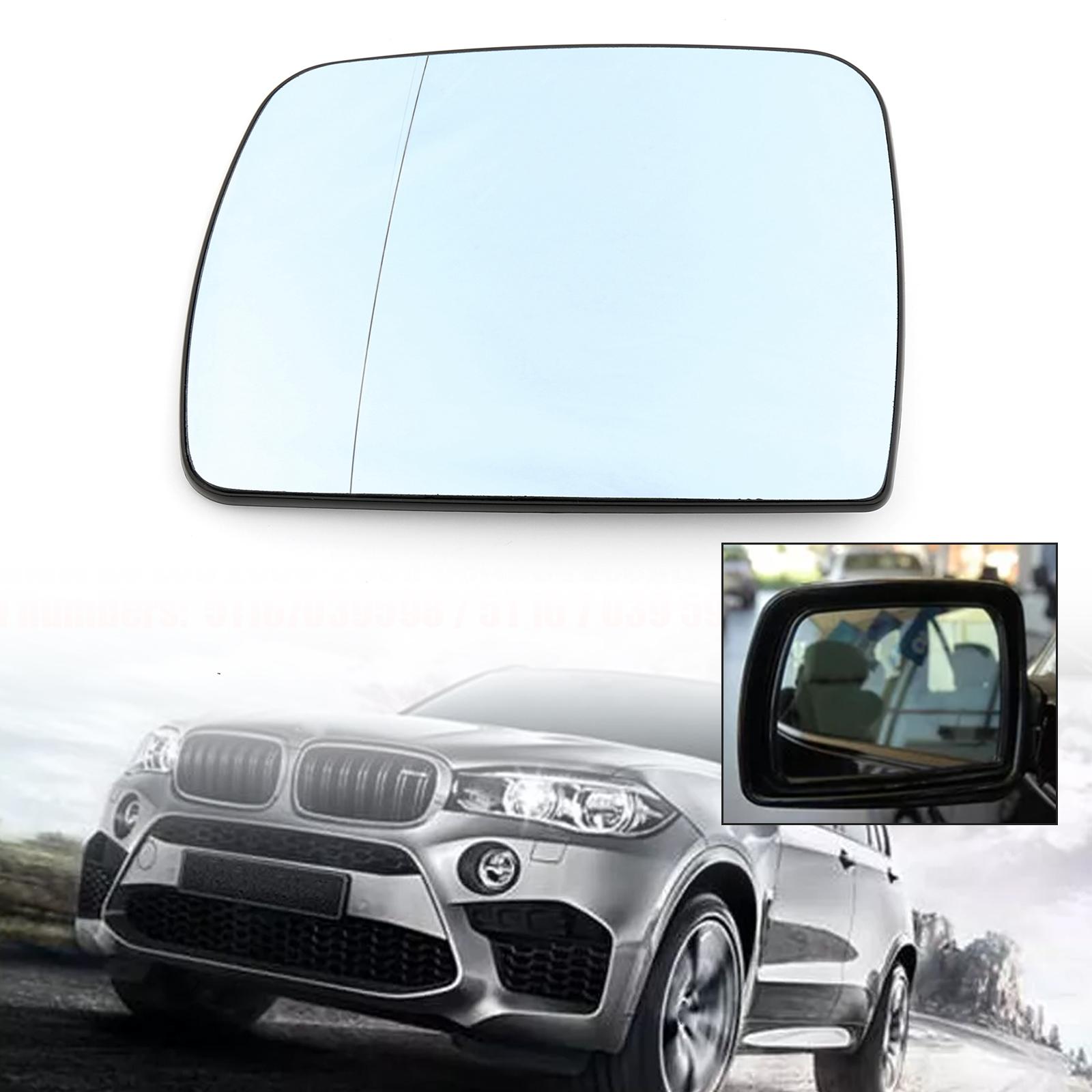 

Синее подогреваемое стекло левого зеркала заднего вида для BMW X5 E53 1998-2006