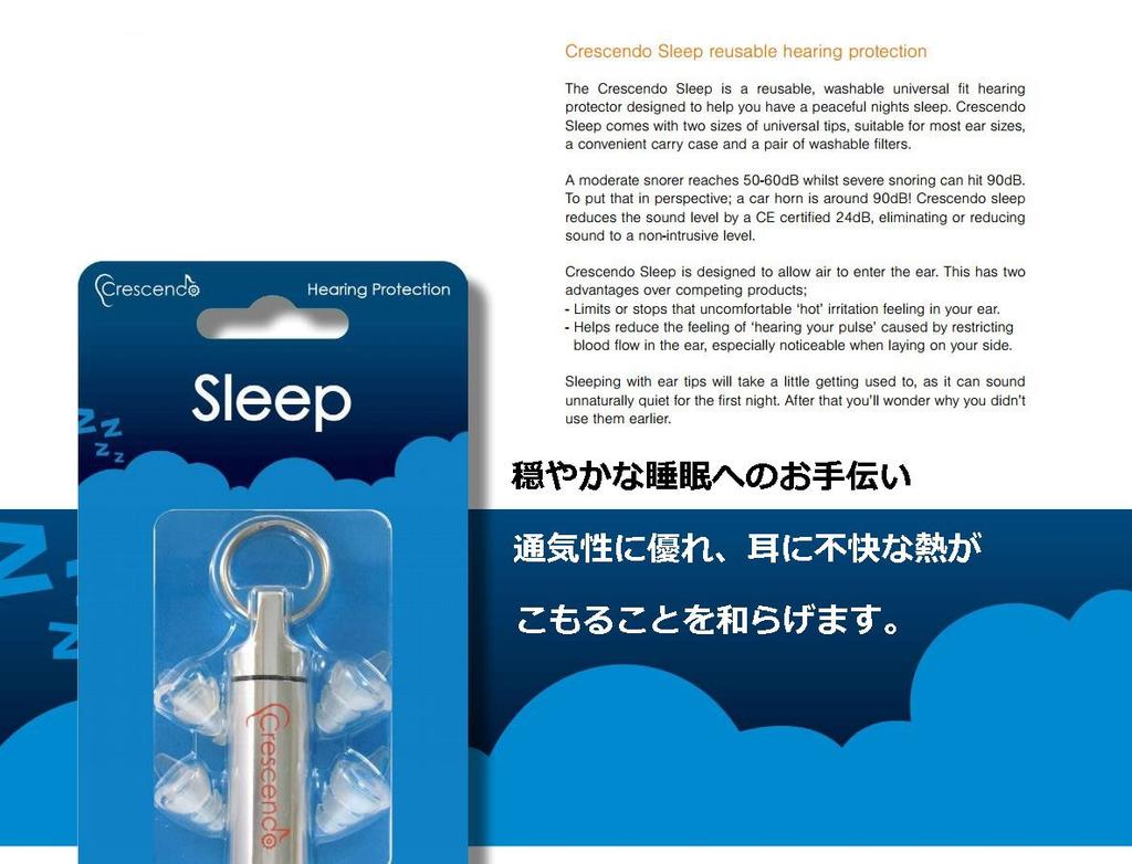 CRESCENDO Sleep Ear Protectors Earplugs,