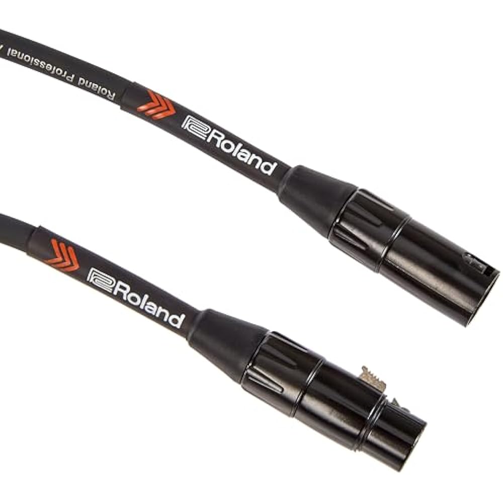 Roland Roland Microphone Cable RMC-B10 3m Long XLR Cannon Cable XLR Distribution Equipment Music ...