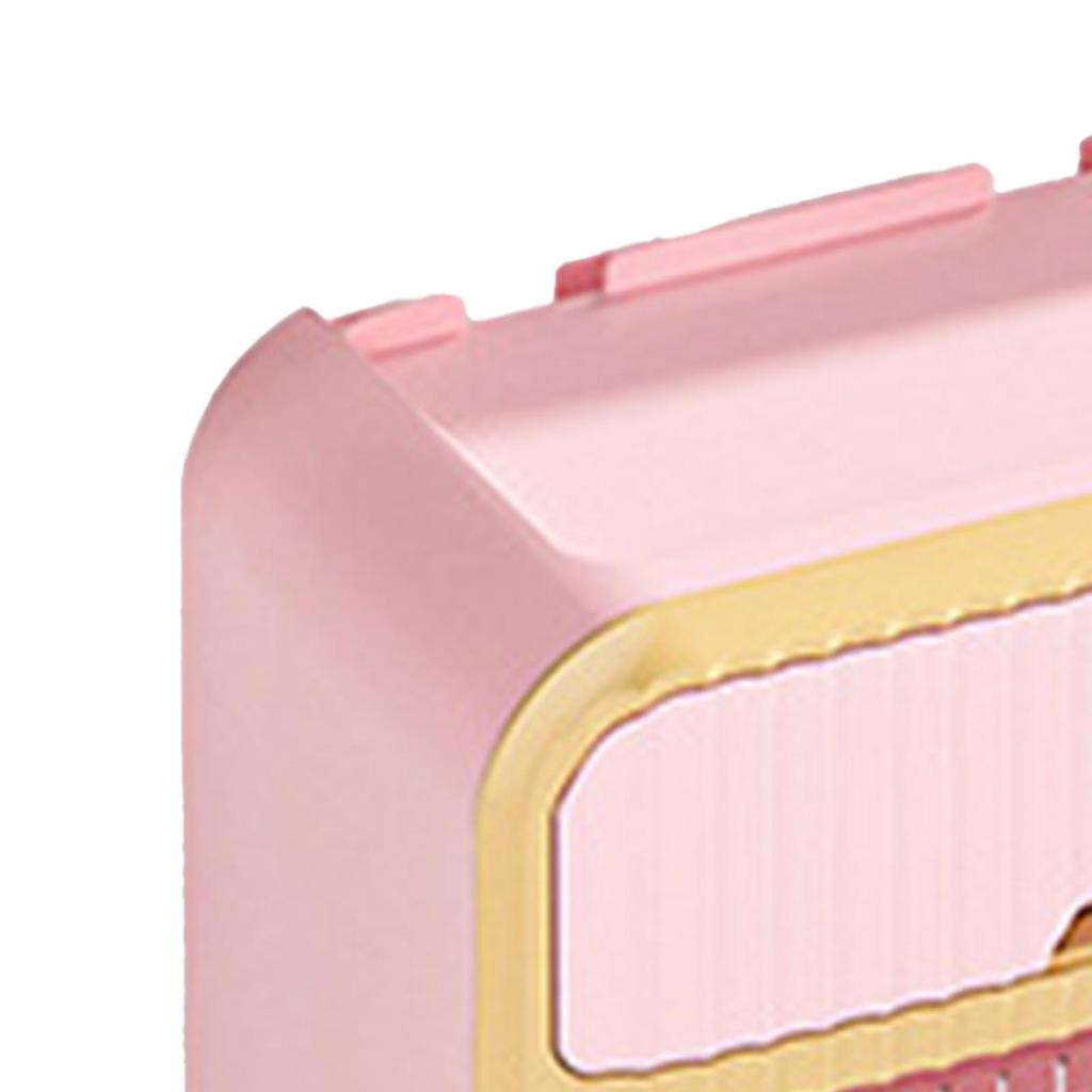Toilet Paper Holder Wall Mounted Bathroom Tissue Roll Paper Towel Holder Tissue Dispensers for Household Pink