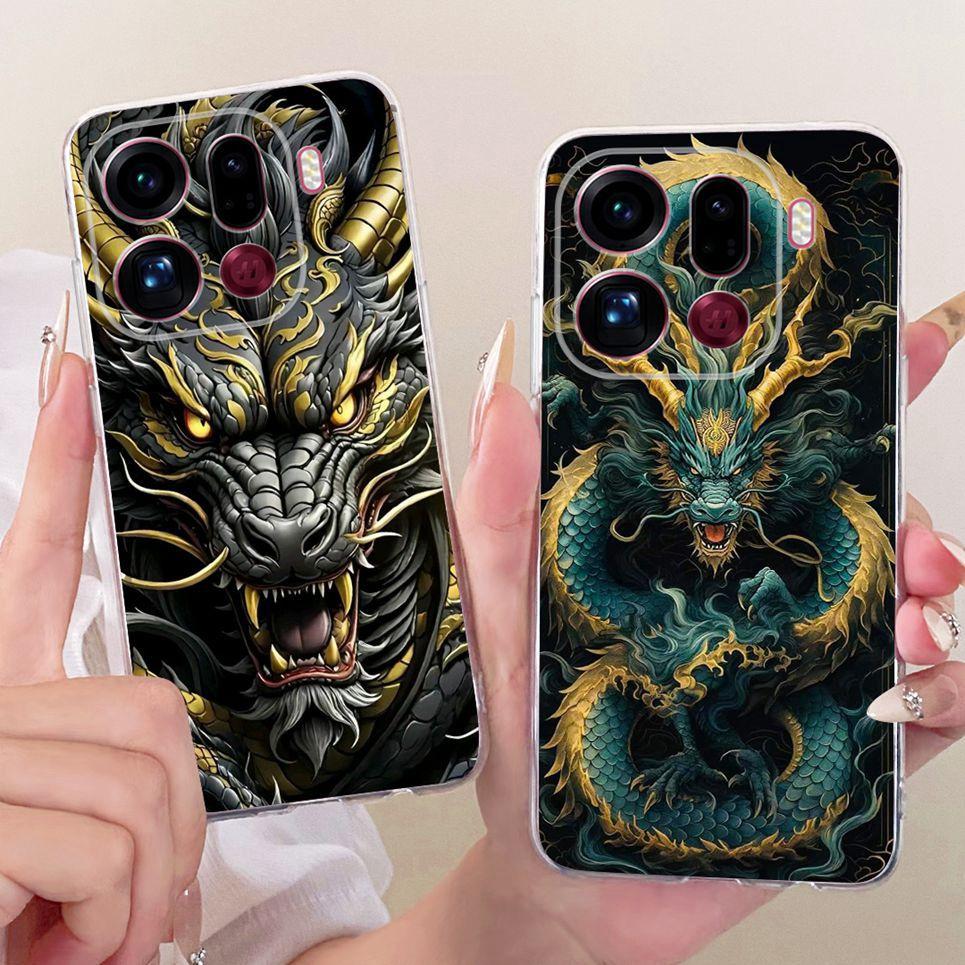 For Oppo Find X9 X9Pro Phone Case On Oppo Find X9 Pro Casing Cool Dragon Lion Tiger Cartoon Back Cover Clear Soft Silicone Coque