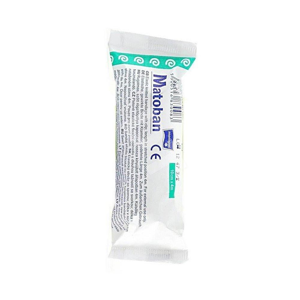Elastic Bandage 10cm x 5m Supporting With Clasp Reusable Matoban 1 Piece