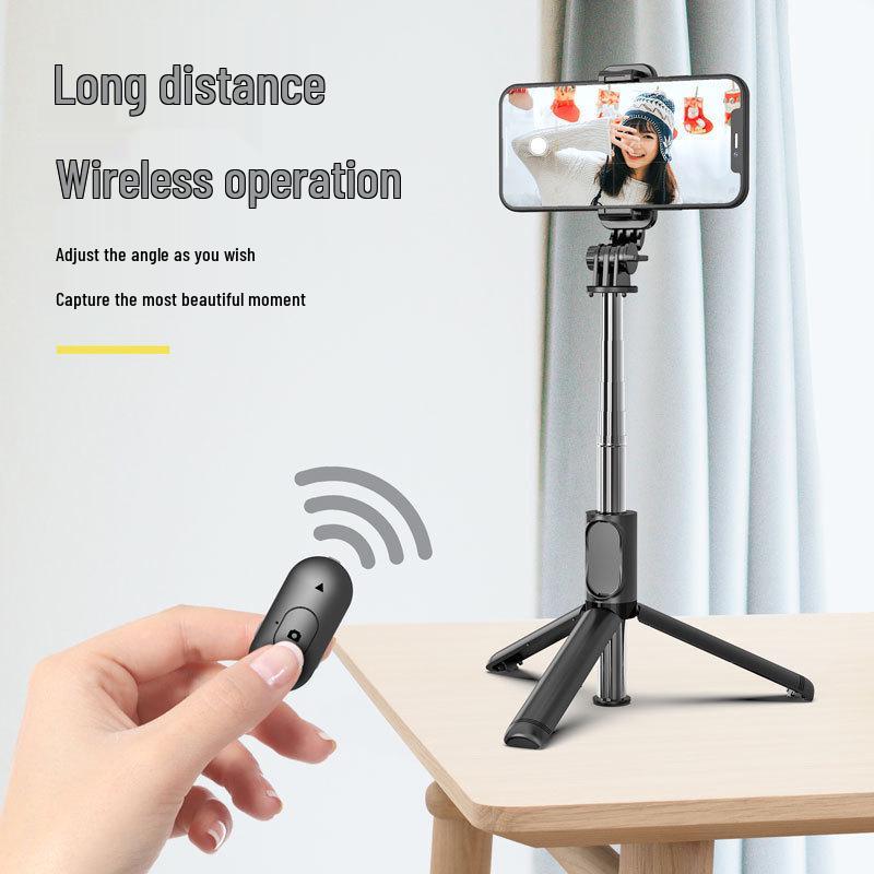 Q01 Bluetooth Selfie Stick with Remote & Integrated Tripod