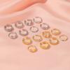 8pcs Open Toe Rings Flower Hollow Band Vintage Toe Ring Set Adjustable Women Summer Beach Jewelry