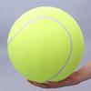 1pc 9.5inch Extra Large Inflatable Tennis Ball with Pump, Rubber Chew Toy for Medium and Large Dogs, Indoor & Outdoor Interactive Training Supplies