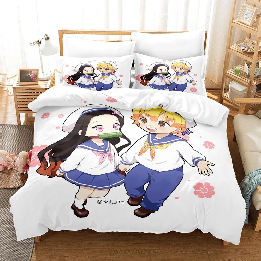 3D Anime Kawaii Girls Out Of The Blade Bedding Sets Duvet Cover Set With Pillowcase Twin Full Queen King Bedclothes Bed Linen