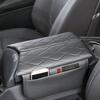 Center Console Armrest Box Cover Pad Decoration For Mercedes Benz V Class W447 V260 V300 Leather Anti-Scratch Armrest Cushio