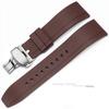 Wasserdichtes Gummi-Uhrenarmband für Seiko TPU-Armband für Rolex Schnellverschluss Silikon-Schmetterlingsschließe Taucherarmband 20mm 22mm 24mm