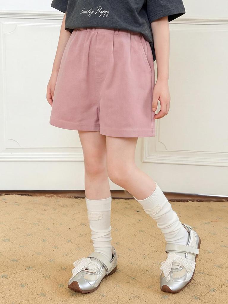 Kids' Cotton Soft Korean-Style Casual Shorts - Simple, Stylish Fashion Pants