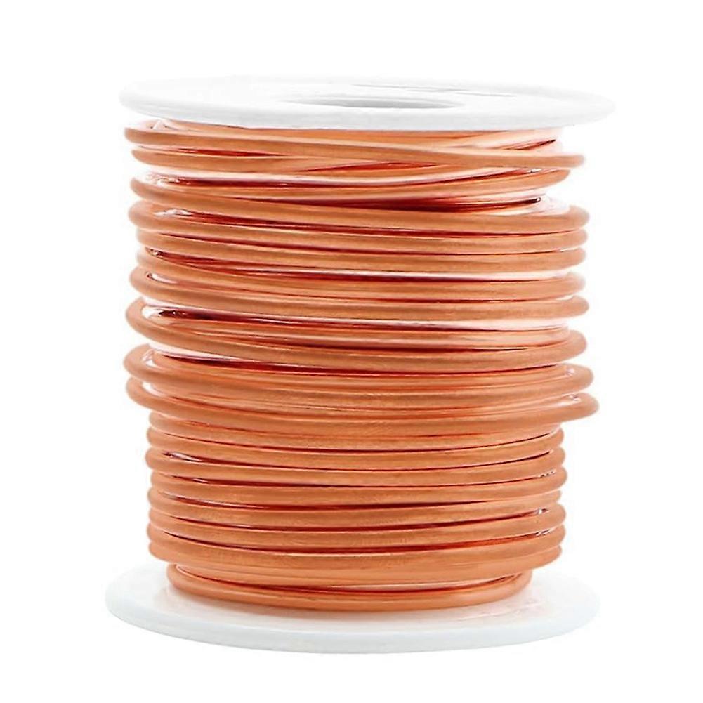 Copper Wire, 99.9% Soft Pure Bare Copper Wire for Gardening, Electroculture,16 Gauge/ 1.3 Mm Diamet