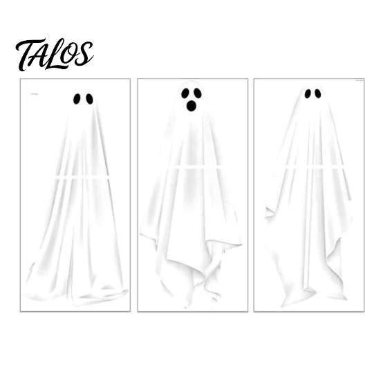 Removable Wall Decals for Kids Room Halloween Ghost Window Stickers, PVC Decals, Peel And Home Decor Stick Self-Adhesive Stickers Holiday Party