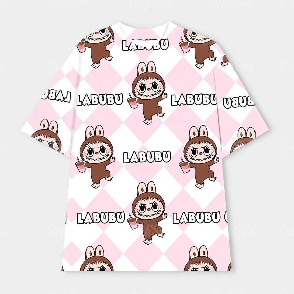 

Labubu T-shirt fashion style unisex casual top fashion trend 6XL