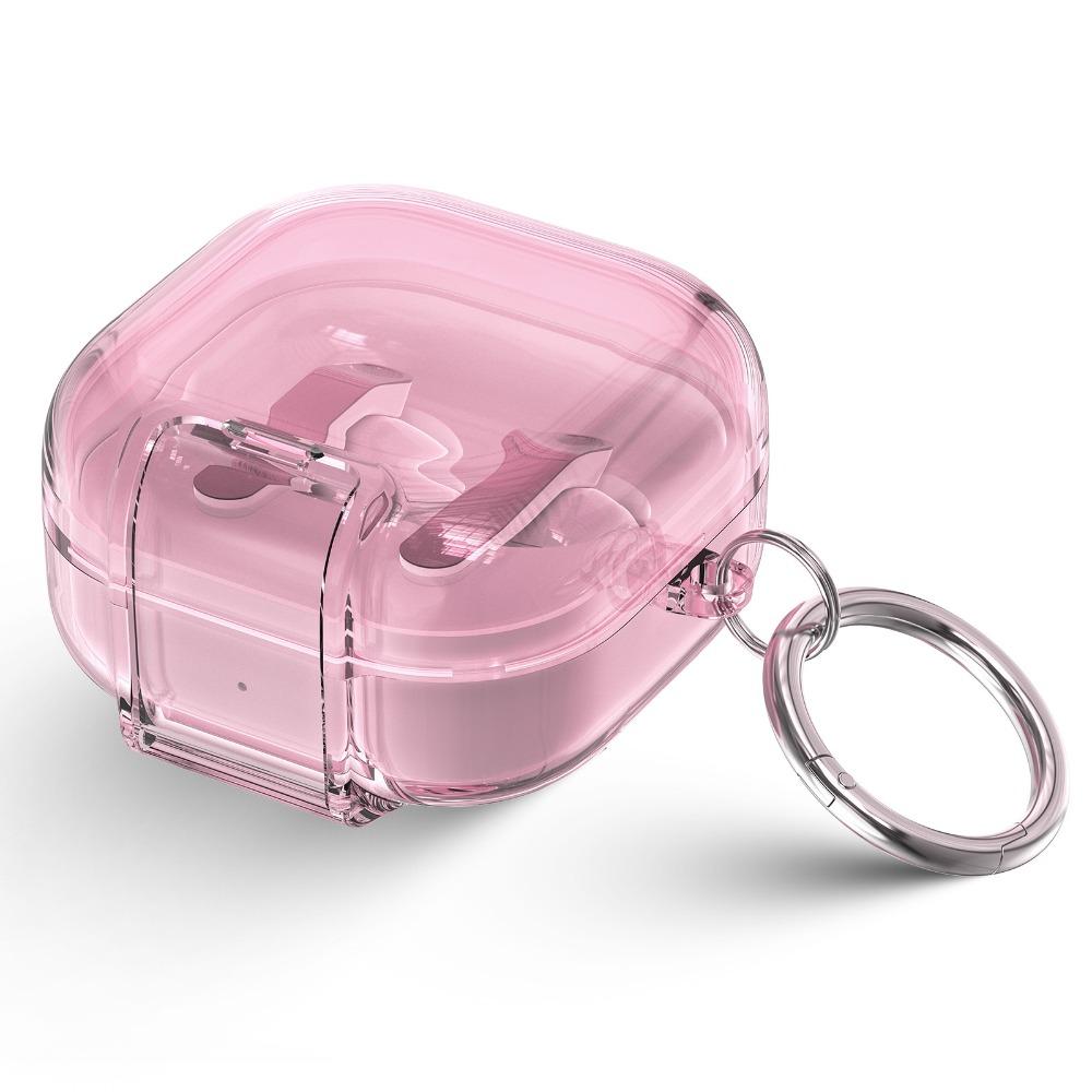 Transparent Earphone Case Full Cover Shell Earbuds Cover for Samsung Galaxy Buds4/4pro Travel