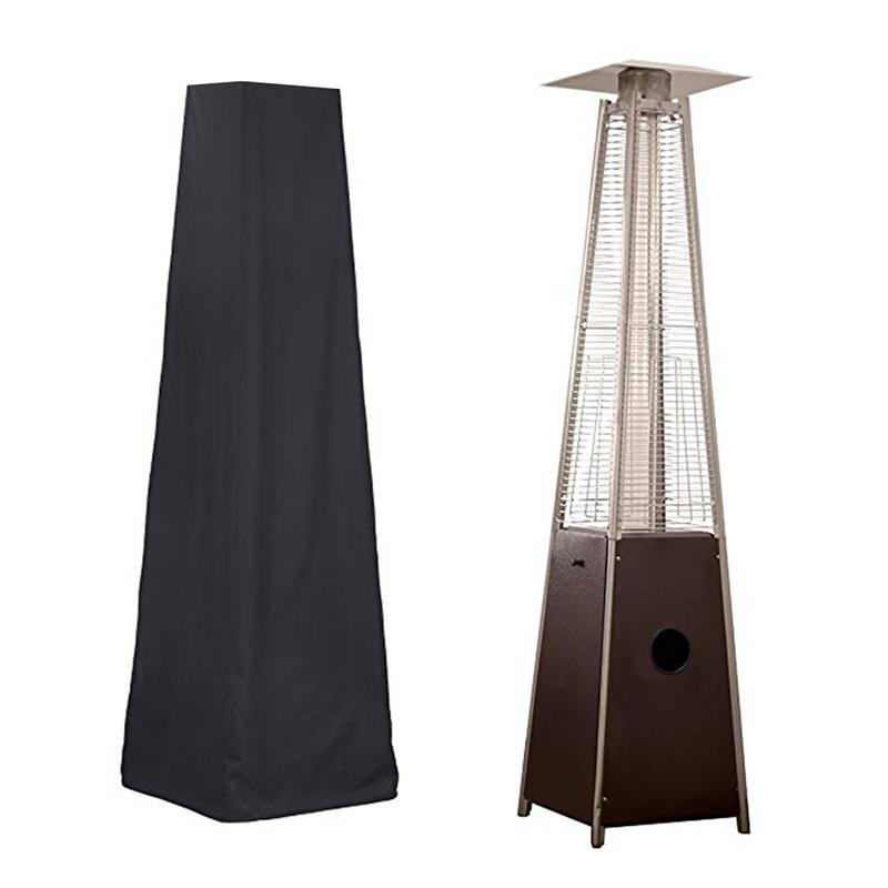 Heavy Duty Waterproof Gas Pyramid Patio Heater Cover Outside Furniture Protector All-Purpose Covers Pyramid Torch Patio Heater