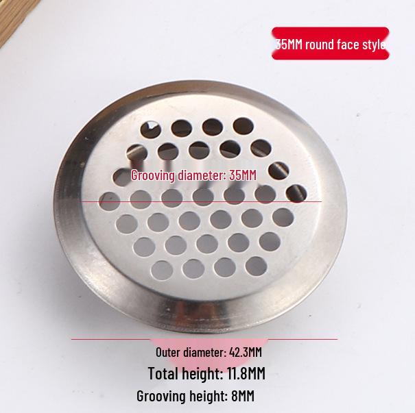 Stainless Steel Ventilation Mesh Cover for Cabinets and Wardrobes