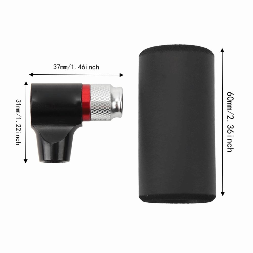 With Foam Sleeve CO2 Bicycle Tire Inflator CO2 Tire Inflator Nozzle  Bike Repair Tool