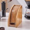 Coffee Filter Paper Holder Storage Box Wood Dust-proof V60 Filter Paper Rack Stand Home Cafe Making Coffee Accessories Coffeware