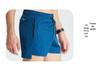 Men's Quick-Dry Mesh Running Shorts, 3/4 Length, Stretch & Breathable for Marathon Fitness
