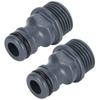 4PCS Quick Release Garden Hose Nipple Plastic Hose Tap Nipple Adapter  Outdoor Watering Use