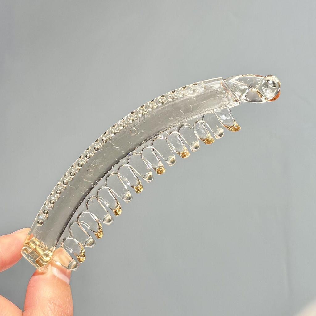 2025 New Style Large Vertical Banana Hair Clip for Thick Hair - High Ponytail Fixing Tool
