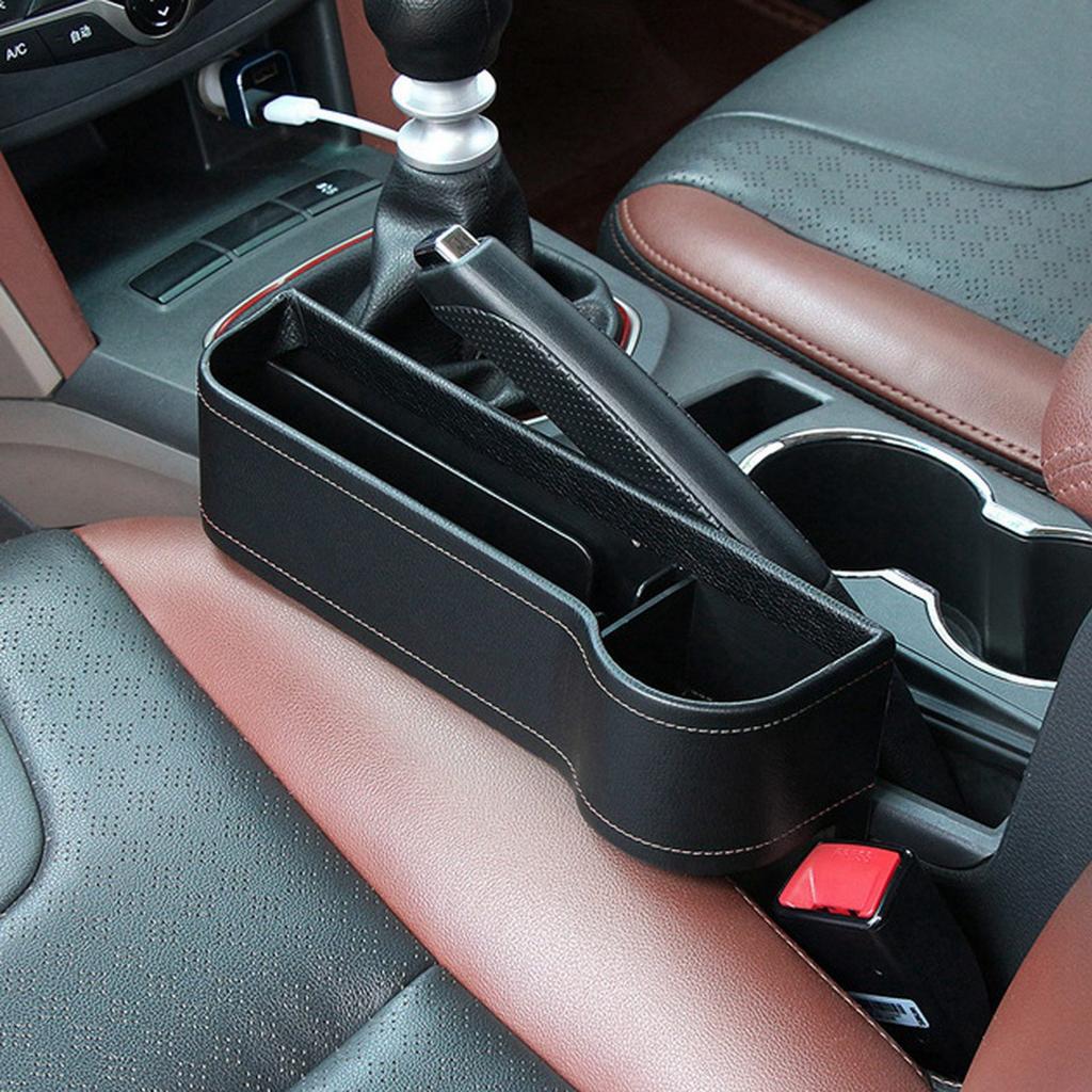 Car Seat Gap Crevice Organizer Storage Box Case Pocket Phone Key Water Cup Holder
